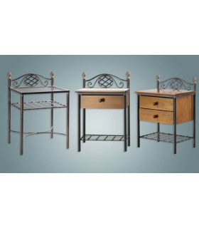 Schmiedeeisen-Nachttische : Modell VERONICA