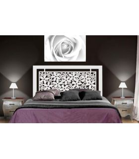 Kopfstück aus Eisen für Betten BLUMEN