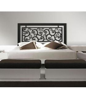 Kopfteil aus Schmiedeeisen SCHNECKEN