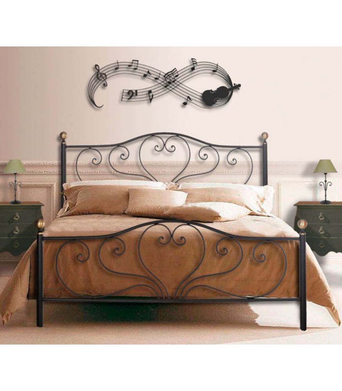 Reizendes Metallbett Modell SANDRA