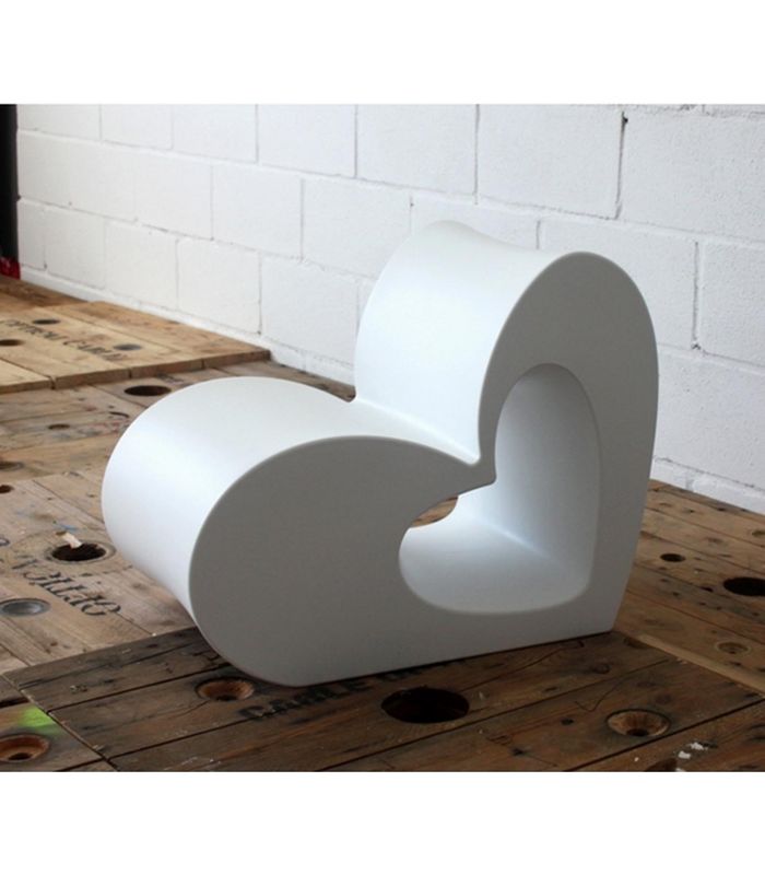 Design-Stuhl in Herzform : Kollektion AGATHA