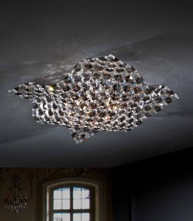 MODERNE DECKENLEUCHTE : MODELL SATEN 4L