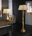 Elegante Standleuchte fur Wohnzimmer : Kollektion DECO blattgold