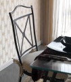 Stuhl und Sessel aus Eisen für Esszimmer PISA