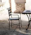Stuhl oder Sessel aus Eisen Modell Genf