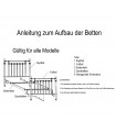 Messingbett im Antik-Look Modell DIANA