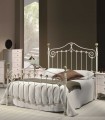 Klassisches Bett aus Stahl und Aluguss VALS